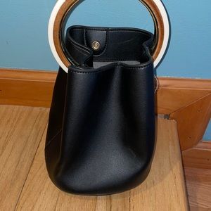 Jewelia Vegan Leather Bucket Bag/Purse